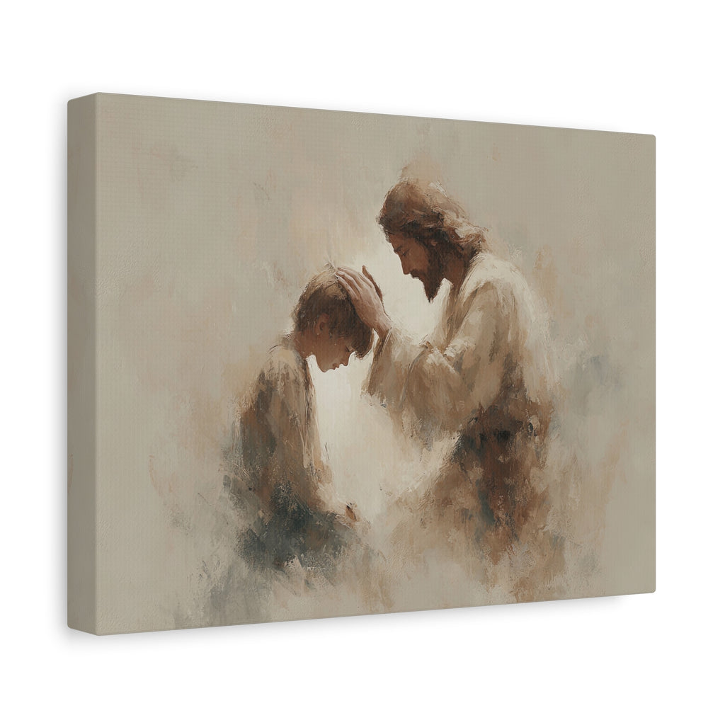 Jesus Comforts Boy Child 𝐈