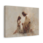 Jesus Comforts Girl Child