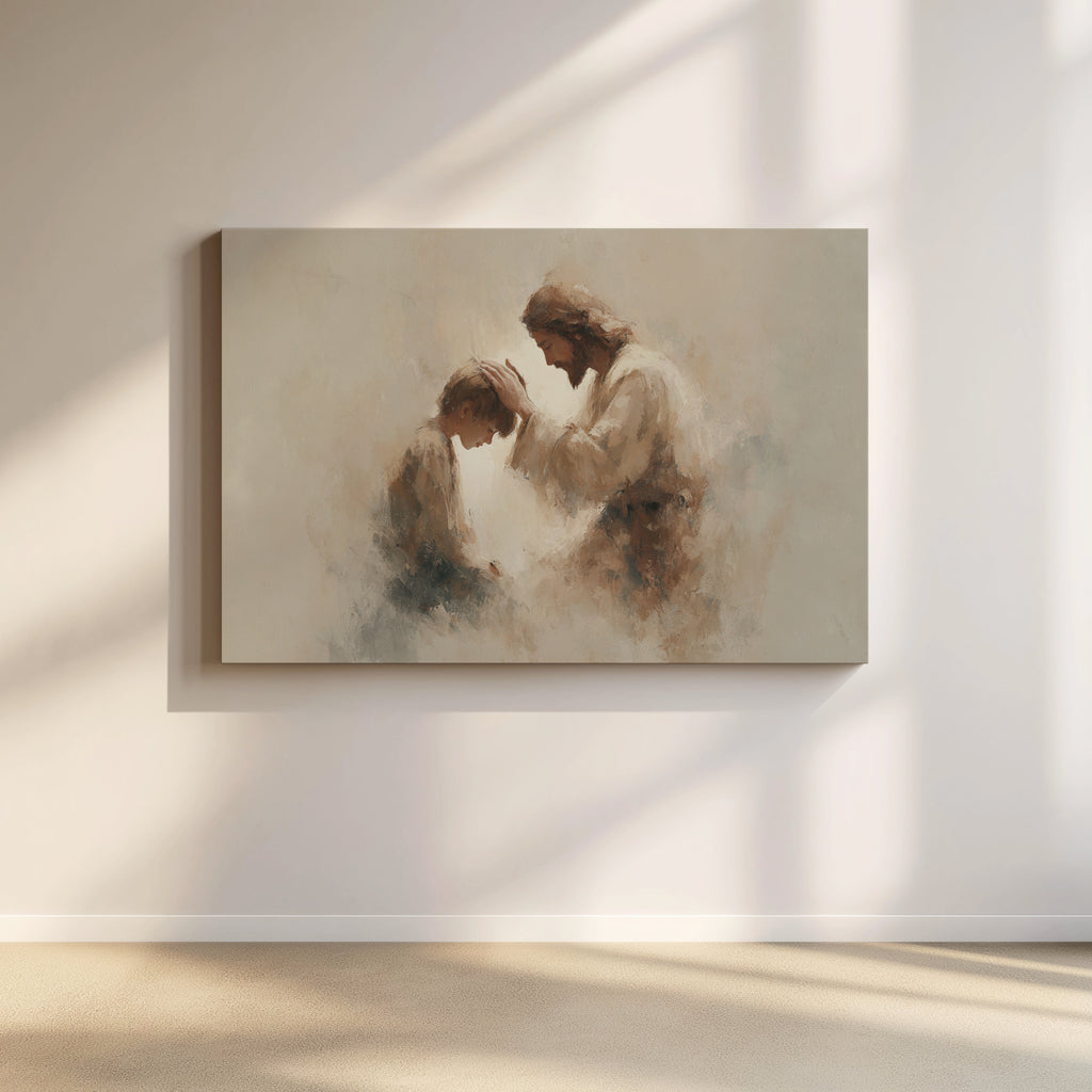 Jesus Comforts Boy Child 𝐈