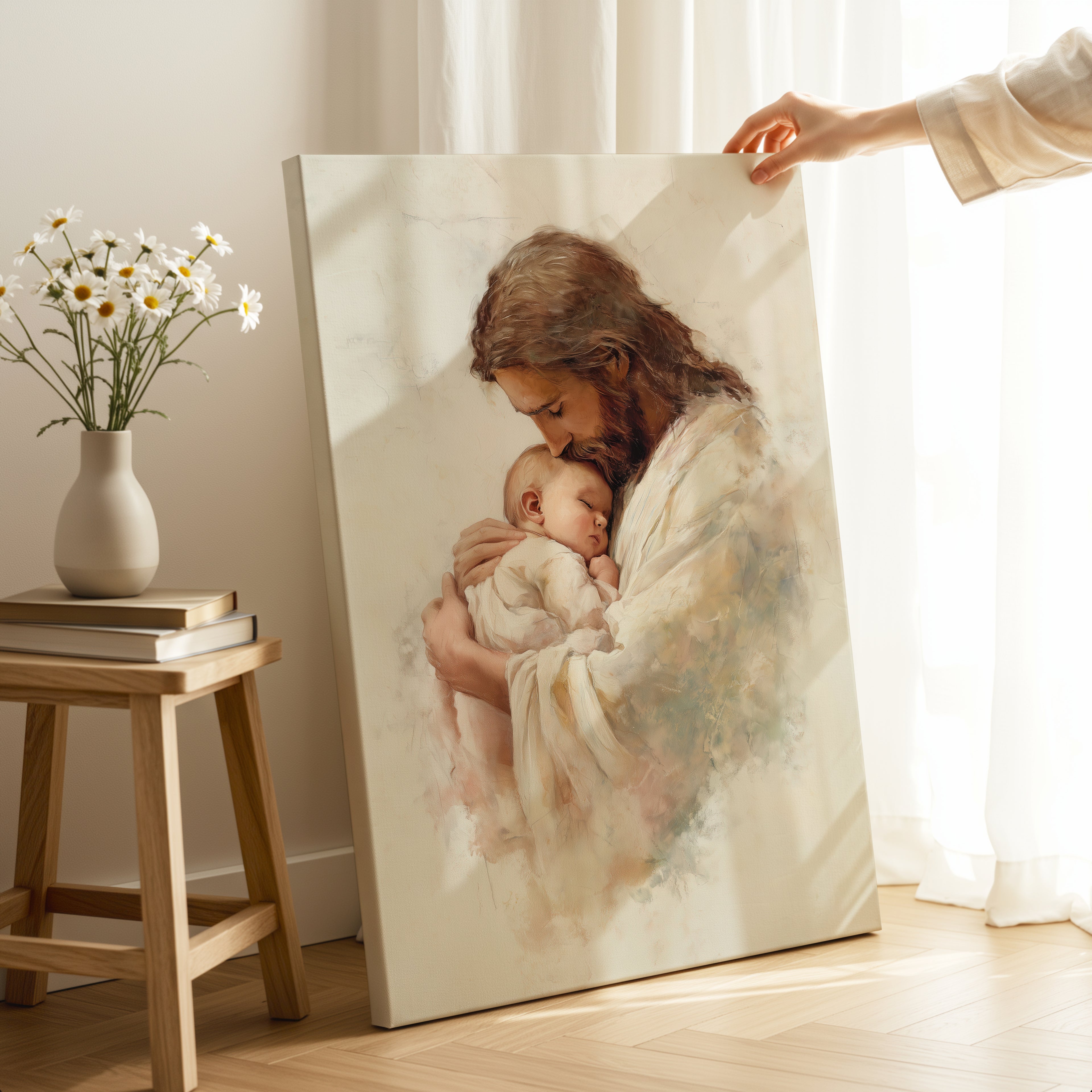 Jesus Holding Baby